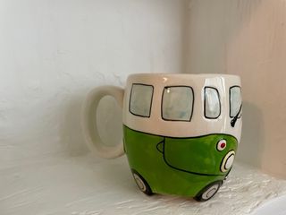 Taza furgoneta hippie cerámica