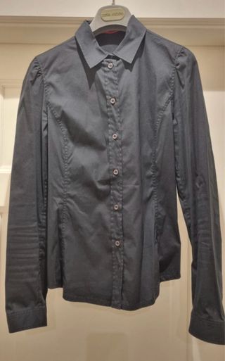 Camisa Prada Algodón Negra 