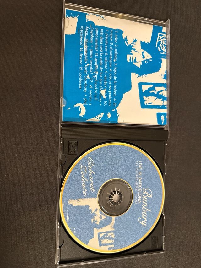 CD Bunbury Cabaret Zeleste Héroes del silencio