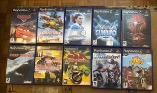 Giochi PS2: Cars, Whiteout, TIF, Gunbird, Spiderma