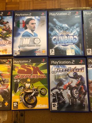 Giochi PS2: Cars, Whiteout, TIF, Gunbird, Spiderma