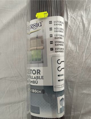 Estor enrollable bambú 100x180cm