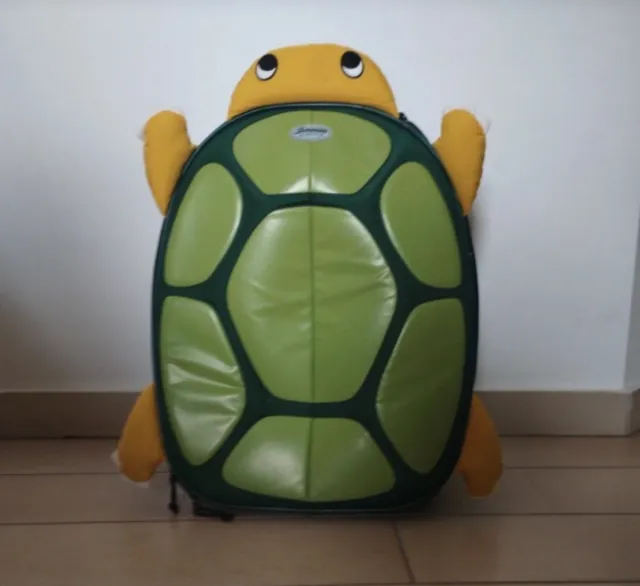 Valigia tartaruga + zainetto, mai usata