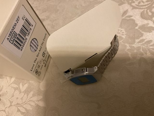 Orologio Casio Argento e Azzurro