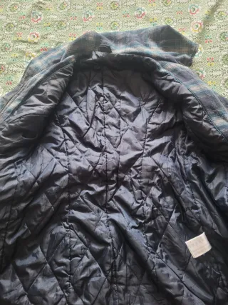 Cappotto scozzese con cintura