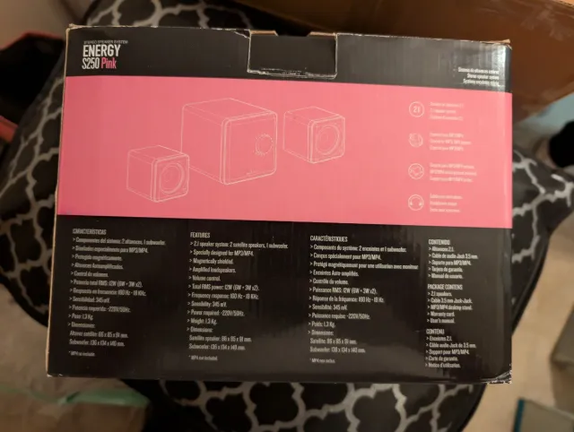 Altavoces Energy Sistem S250 Pink