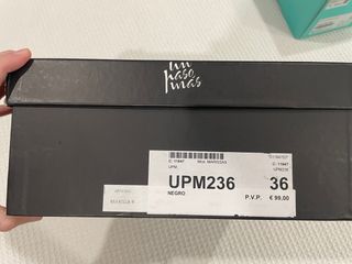 Botines Un Paso Más Negros Talla 36