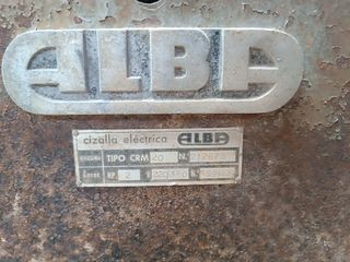 Cizalla eléctrica industrial