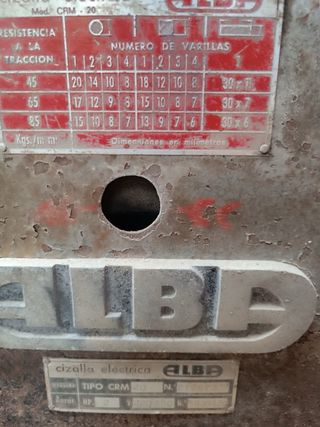 Cizalla eléctrica industrial