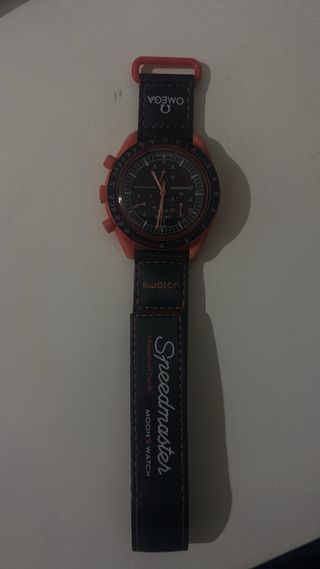 Omega Swatch Speedmaster Moonwatch Arancione
