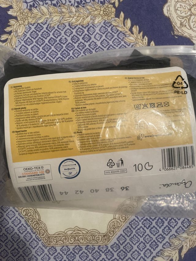 Bañador Oyanda negro talla 36