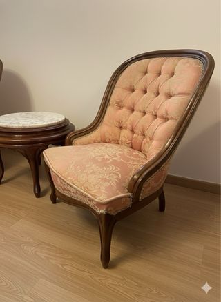 2 Sillones Vintage y Mesa Auxiliar