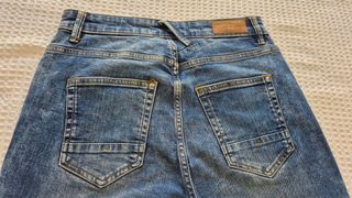 Pantalón Vaquero Pull&Bear Azul Ajustado