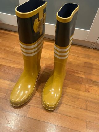 Botas de agua Tommy Hilfiger amarillas y negras