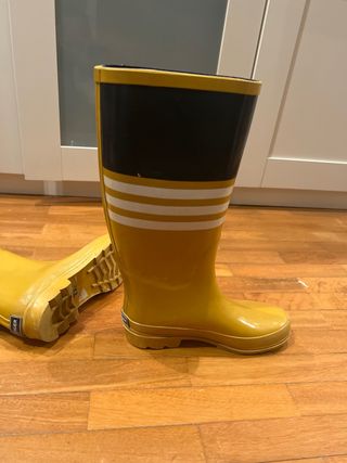 Botas de agua Tommy Hilfiger amarillas y negras