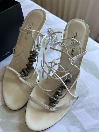 Sandalias Dolce & Gabbana Beige Talla 37.5