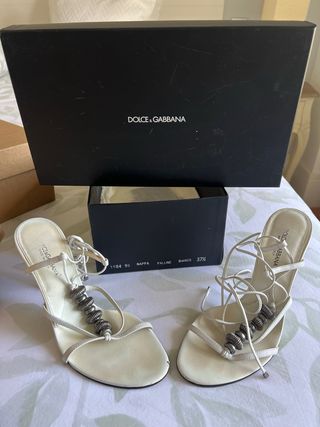 Sandalias Dolce & Gabbana Beige Talla 37.5