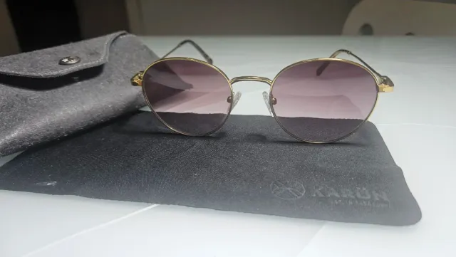 Gafas de sol Karün doradas y rosas