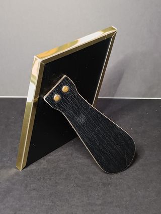 Cornice portafoto ottone dorato