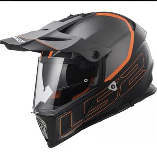 Casco LS2 MX436 Pioneer Element Matt Titanium