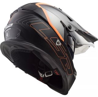 Casco LS2 MX436 Pioneer Element Matt Titanium