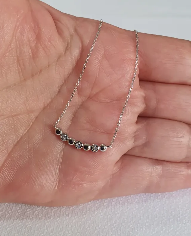 Colgante Plata y Swarovski