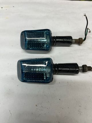 Intermitentes moto ahumados