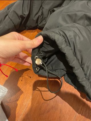 Chaqueta acolchada negra talla única