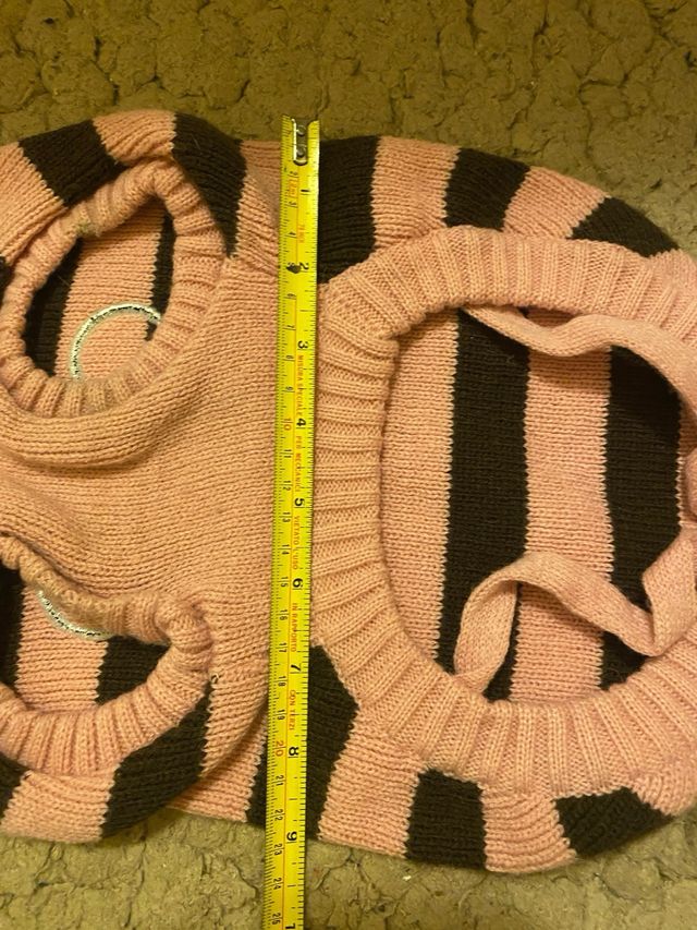 Cappottino per cagnolino a righe