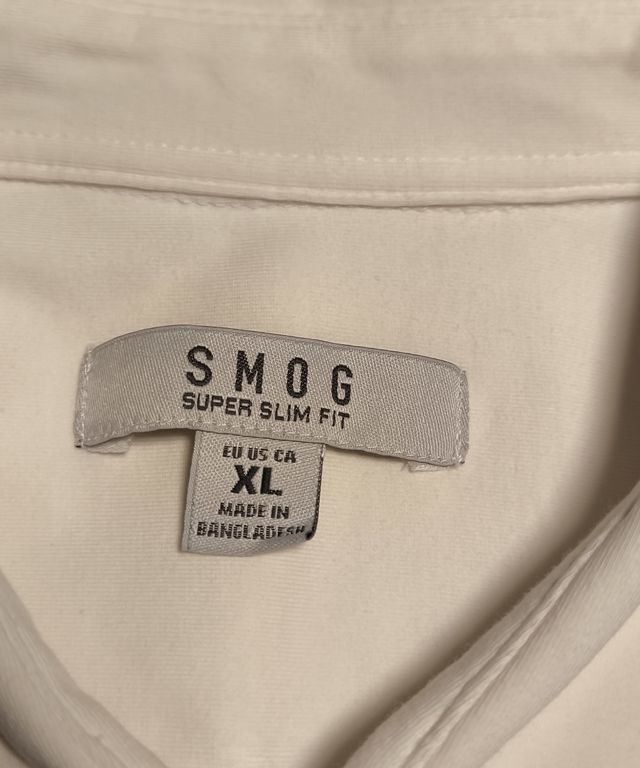 Camisa SMOG XL Super Slim Fit Blanca