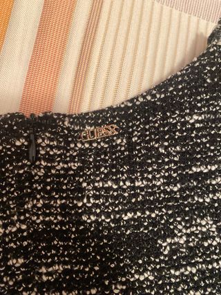 Vestido Guess Negro y Blanco