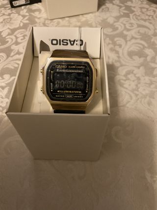 Orologio Casio Vintage Oro Nero