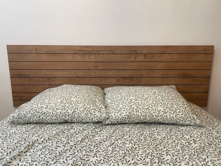 Cabecero de madera estilo palillería