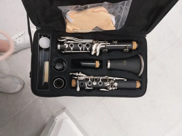 Clarinete de estudiante con accesorios