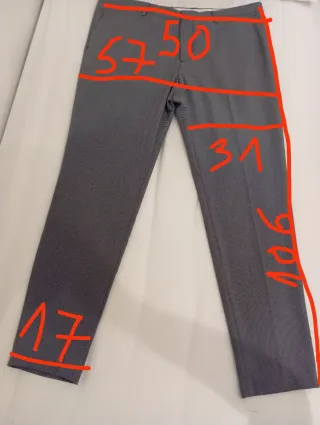 Pantalones Zara Hombre Gris