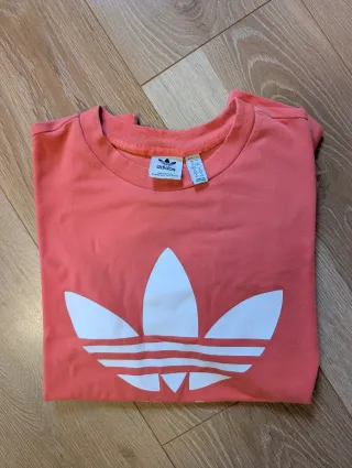 T-shirt Adidas color pesca taglia 48 (vedi etichet
