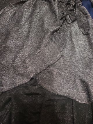 Vestido fiesta plateado