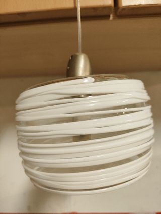 Lámparas colgantes cristal blanco