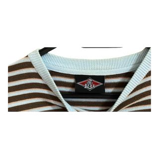 Maglione Bear righe marrone/azzurro Taglia L