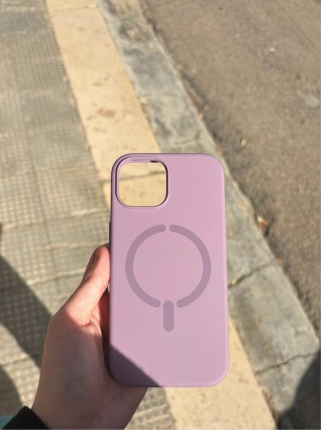 Cover MagSafe rosa (IPhone 15)