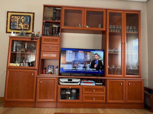 Mesa de centro madera y cristal