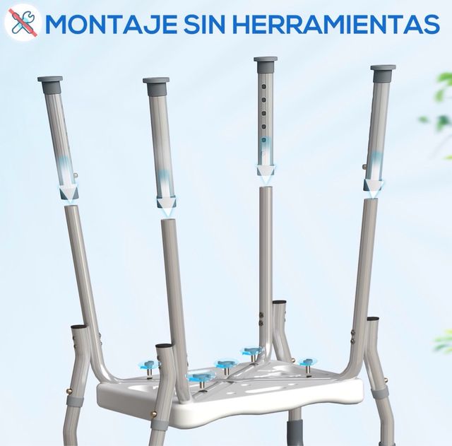 Sgabello da doccia con braccioli