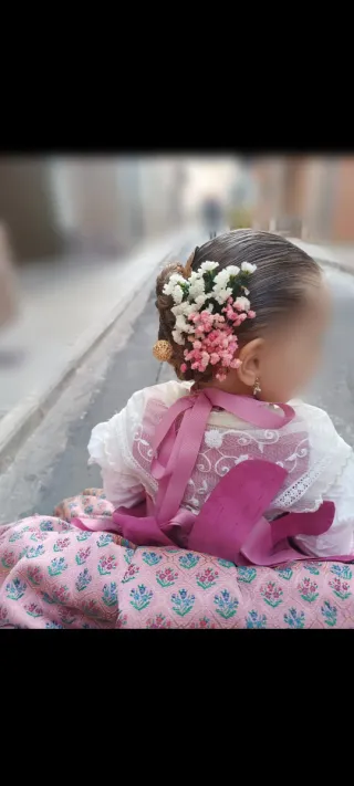 Traje huertana fallera Niña 2 a 5 años.
