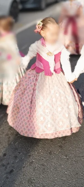 Traje huertana fallera Niña 2 a 5 años.