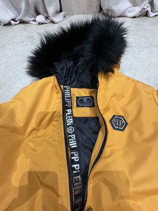 Cazadora Bomber réplica Philipp Plein Amarilla