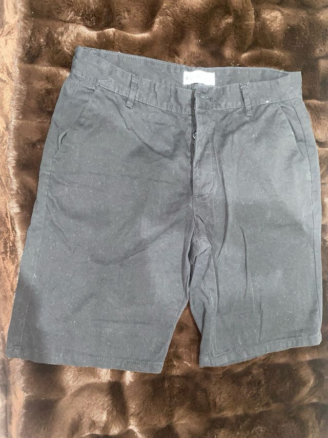 Shorts Chinos Negros Talla M