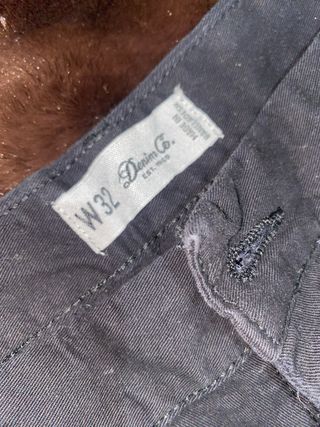 Shorts Chinos Negros Talla M