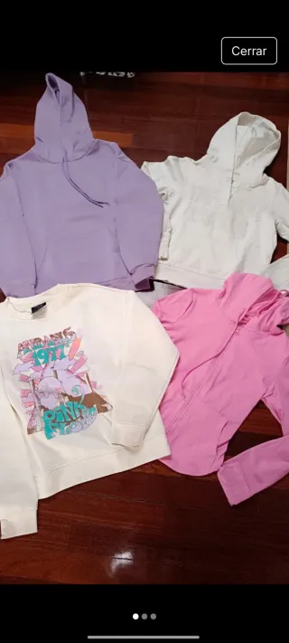Lote 4 Sudaderas Talla XS/S