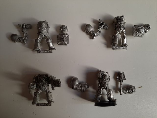 Warhammer 40K - 4 Terminator Metallo