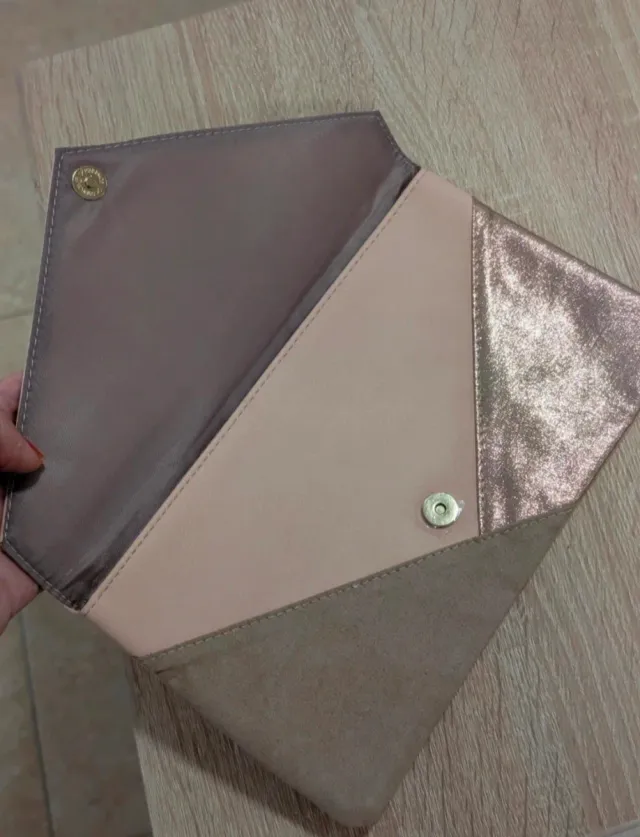 Bolso Payot Rosa y dorado